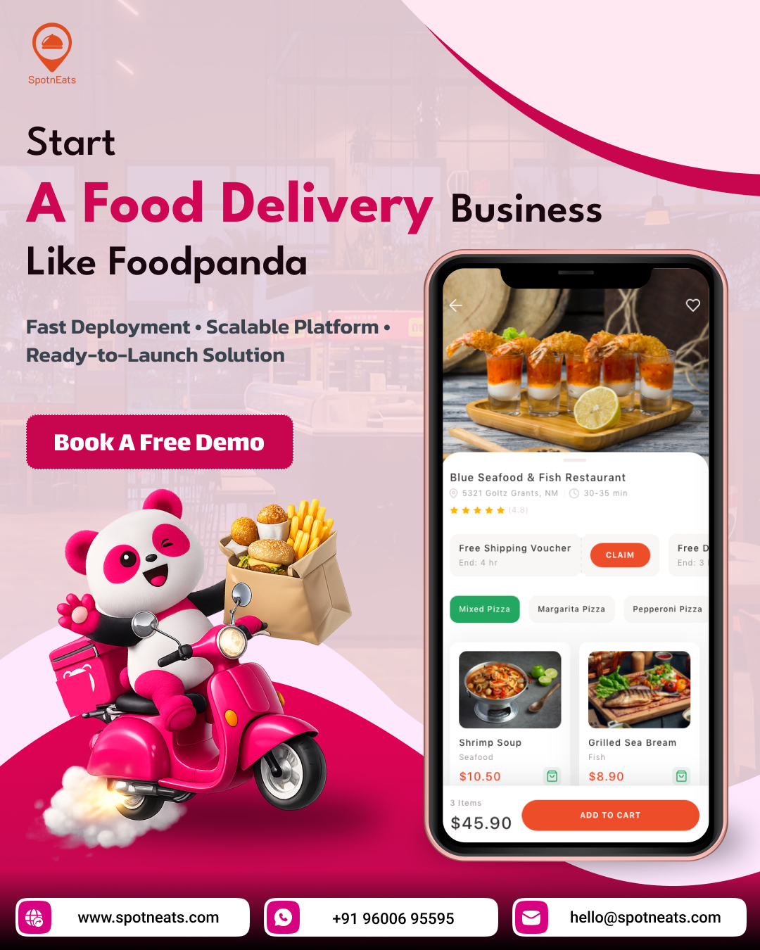 Launch Your Foodpanda Clone App Today
