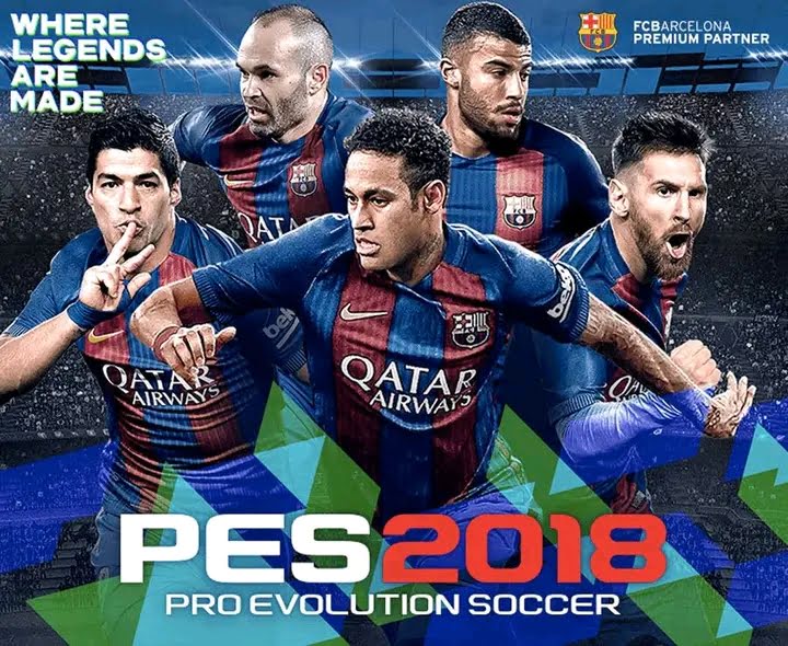 Pro Evolution Soccer 2018 Laptop Desktop Computer Game