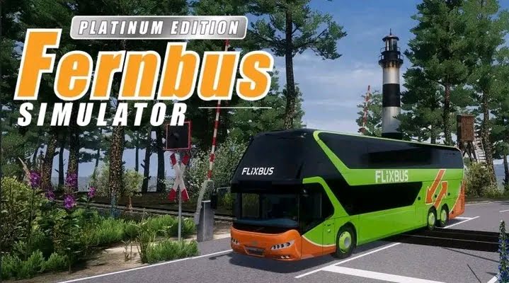 Fernbus Simulator Laptop Desktop Computer Game.