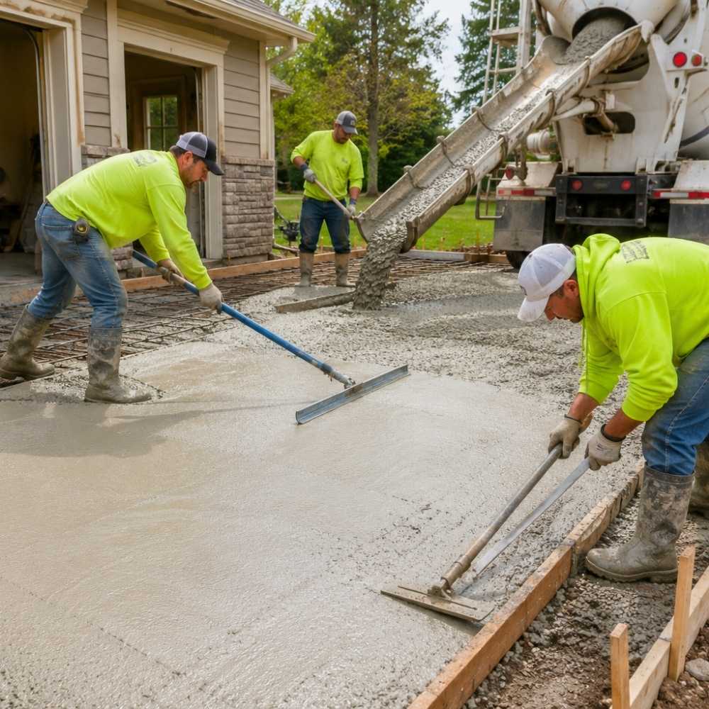 Concrete Services in Columbus Ohio for Driveways and Patios