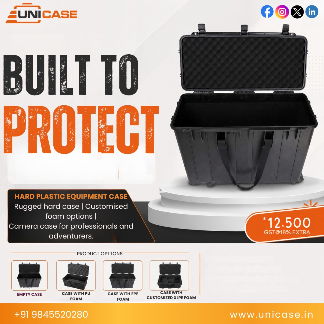 Custom Hard Cases with Precision Foam for Ultimate Equipment Protection | Unicase