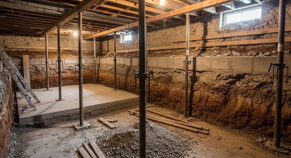 AquaResist – Leaky Wet Damp Basement Waterproofing, Drain Works, Underpinning