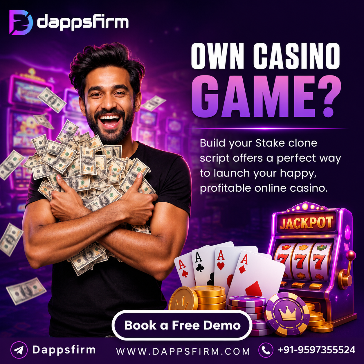 Enterprise Stake Clone Script for Crypto Casino & Sportsbook Platforms