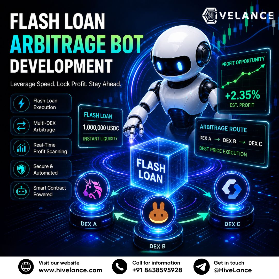 Flash Loan Bot Development Company Delivering High-Speed Arbitrage Execution
