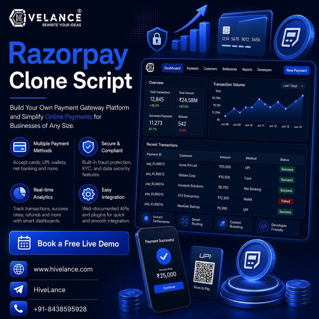 Razorpay Clone Script with API Integration & Source Code